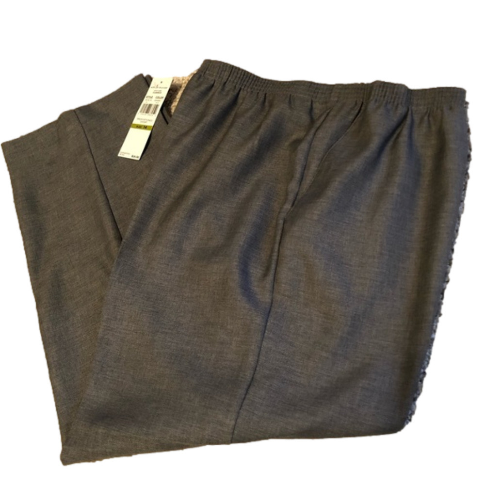 Alfred Dunner Pull-On Trousers with Pockets
